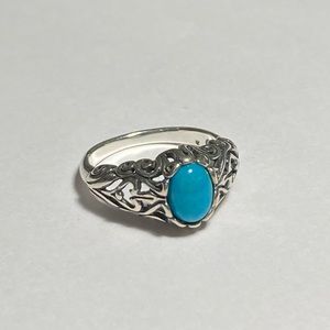 Shube Dakota West Sterling Silver Turquoise Ring